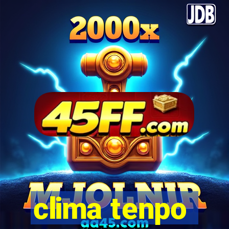 clima tenpo